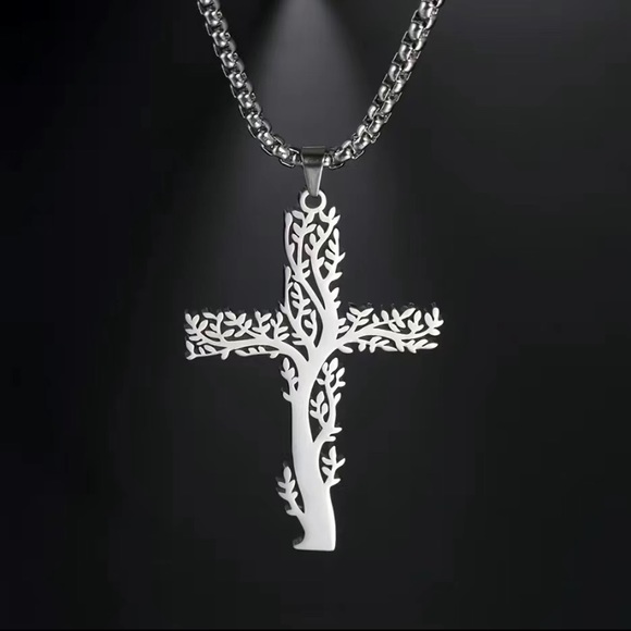 Other - Stainless Steel Cross & Chain